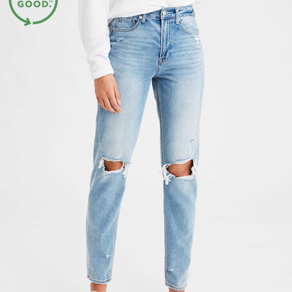 AE mom jeans